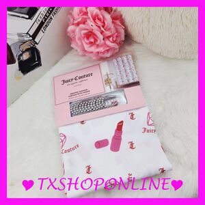 💗🚿Juicy Couture Printed shower curtain with hooks🚿💗NEW